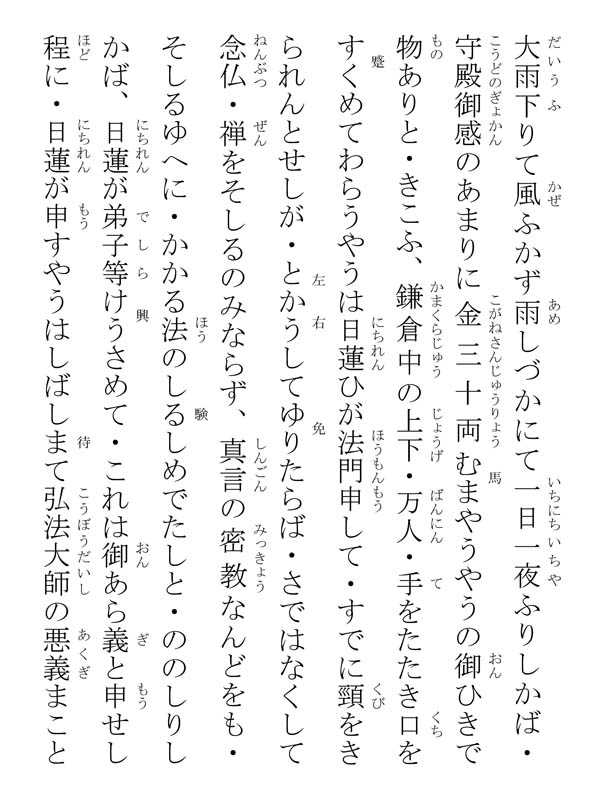 種種御振舞御書 107054