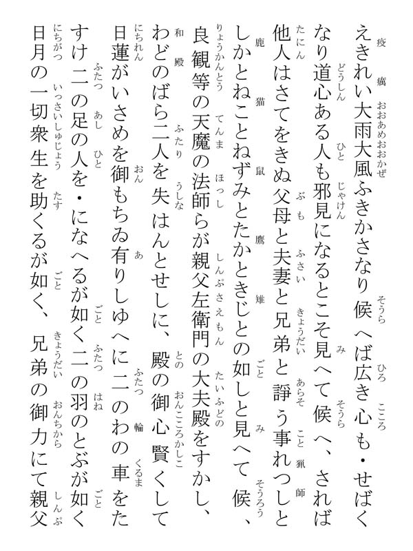 兵衛志殿御書 168003